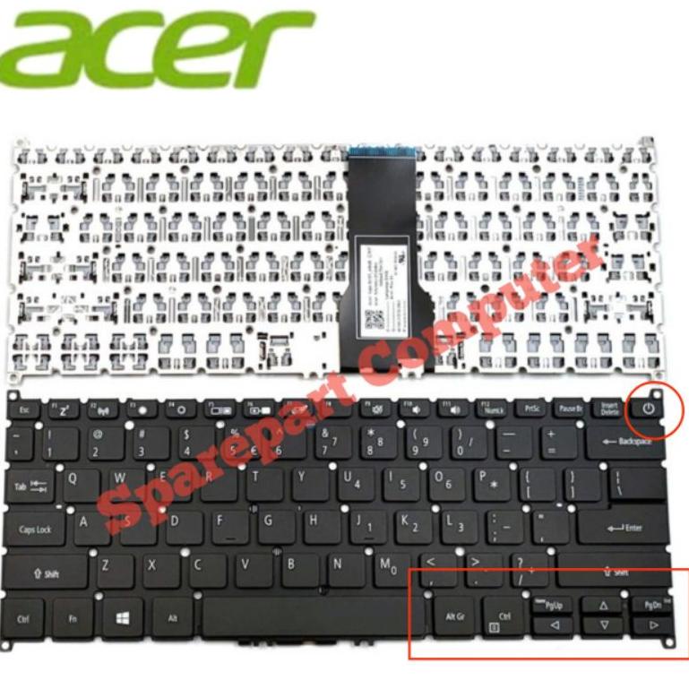 PROMO TERMURAH GRATIS MINI GOLD Keyboard Laptop Acer Aspire 5 A514-53 A514-52G A514-54 A514-54G Series ON / OF