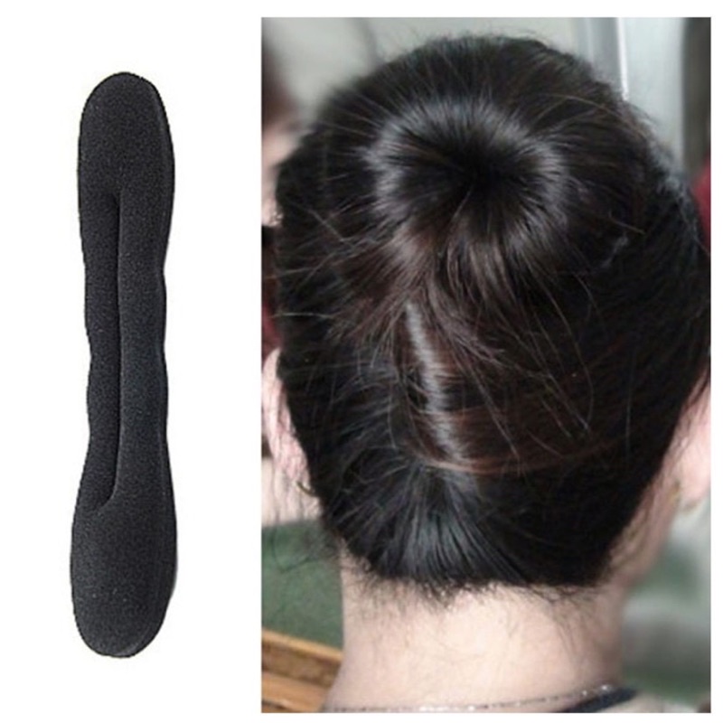Hairdini Sponge | Hair Bun | Hair Dini | Alat Sanggul Pramugari | Alat Cepol Donat