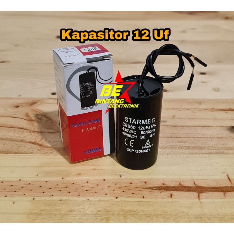 Kapasitor 12Uf Mesin Cuci 12 Mikro Capasitor 12 Uf Micro STARMEC