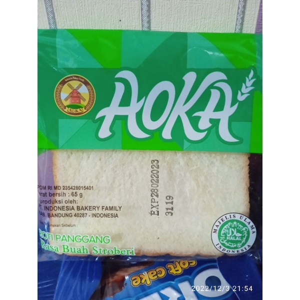 Roti Panggang AOKA 65gr