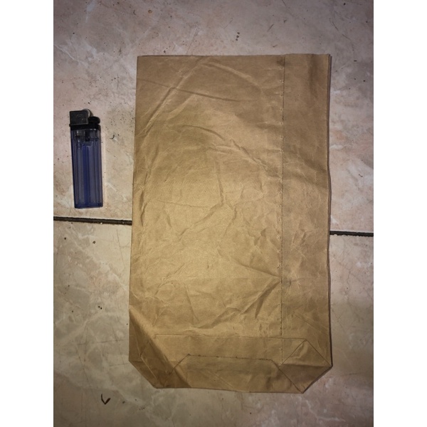KERTAS SEMEN KECIL // KANTONG BERAS // KANTONG BUNGKUS BURUNG ISI 100 // KANTONG DAUR ULANG KERTAS S