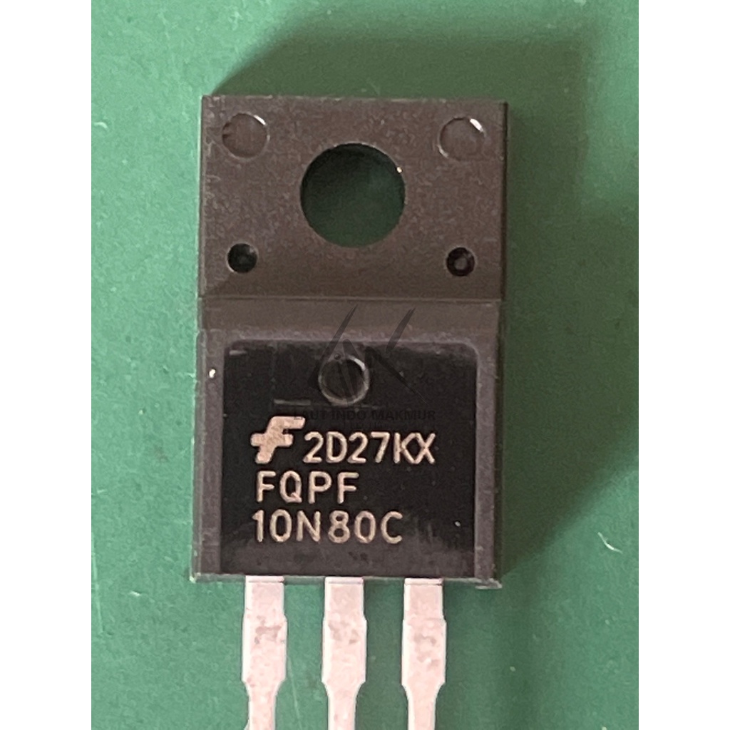 10N80 BODY KECIL TRANSISTOR FQPF10N80C KECIL FQPF 10N80 10N80C KECIL