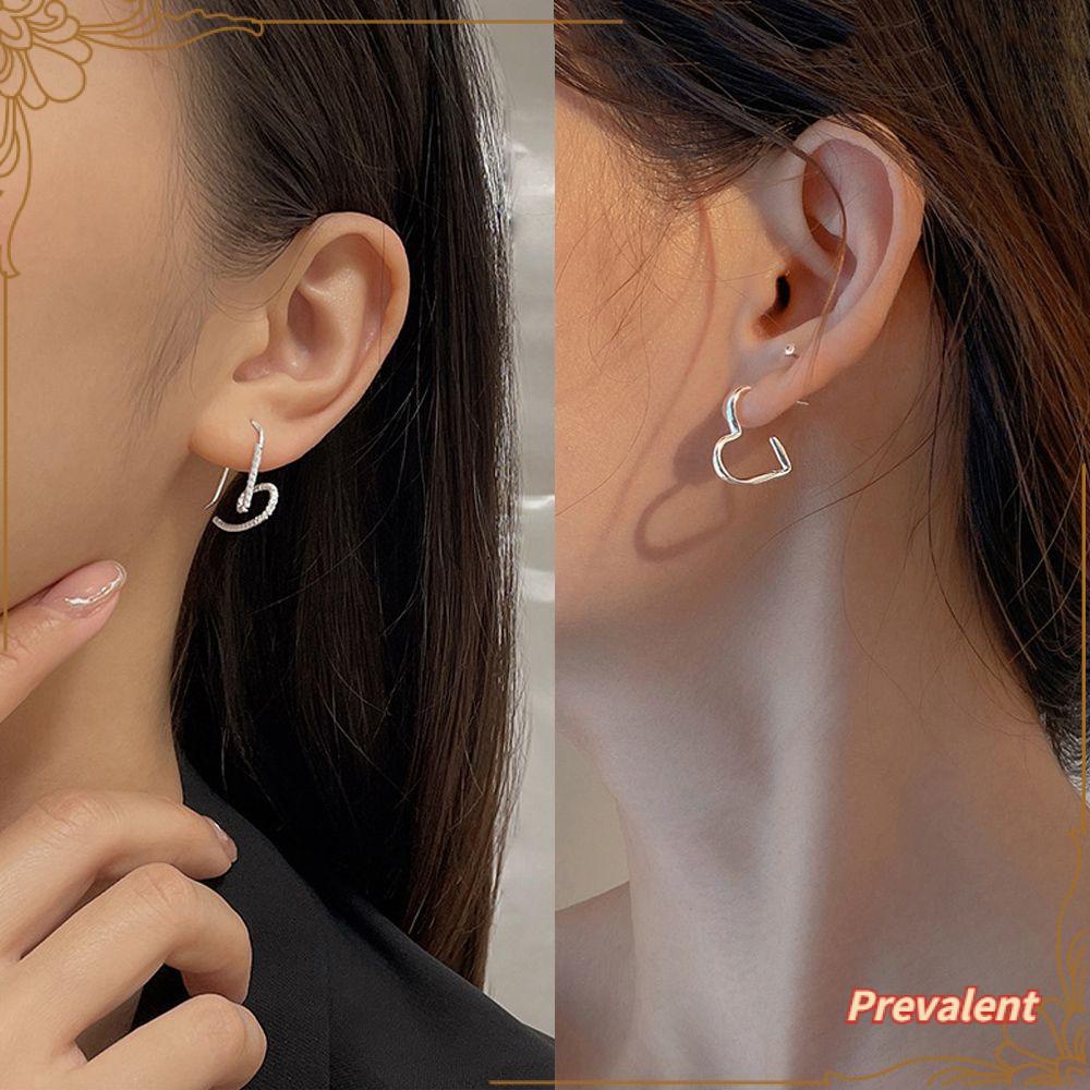 Preva Anting Perak Anting Baru Fashion Pesta Punk925Jarum Perak
