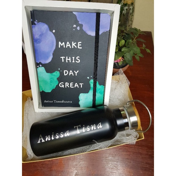 

Hampers/Kado/Gift Tumbler dan Notebook Custom