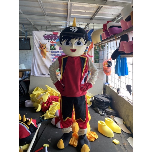 KOSTUM BADUT TERMURAH KARAKTER BOBOIBOY