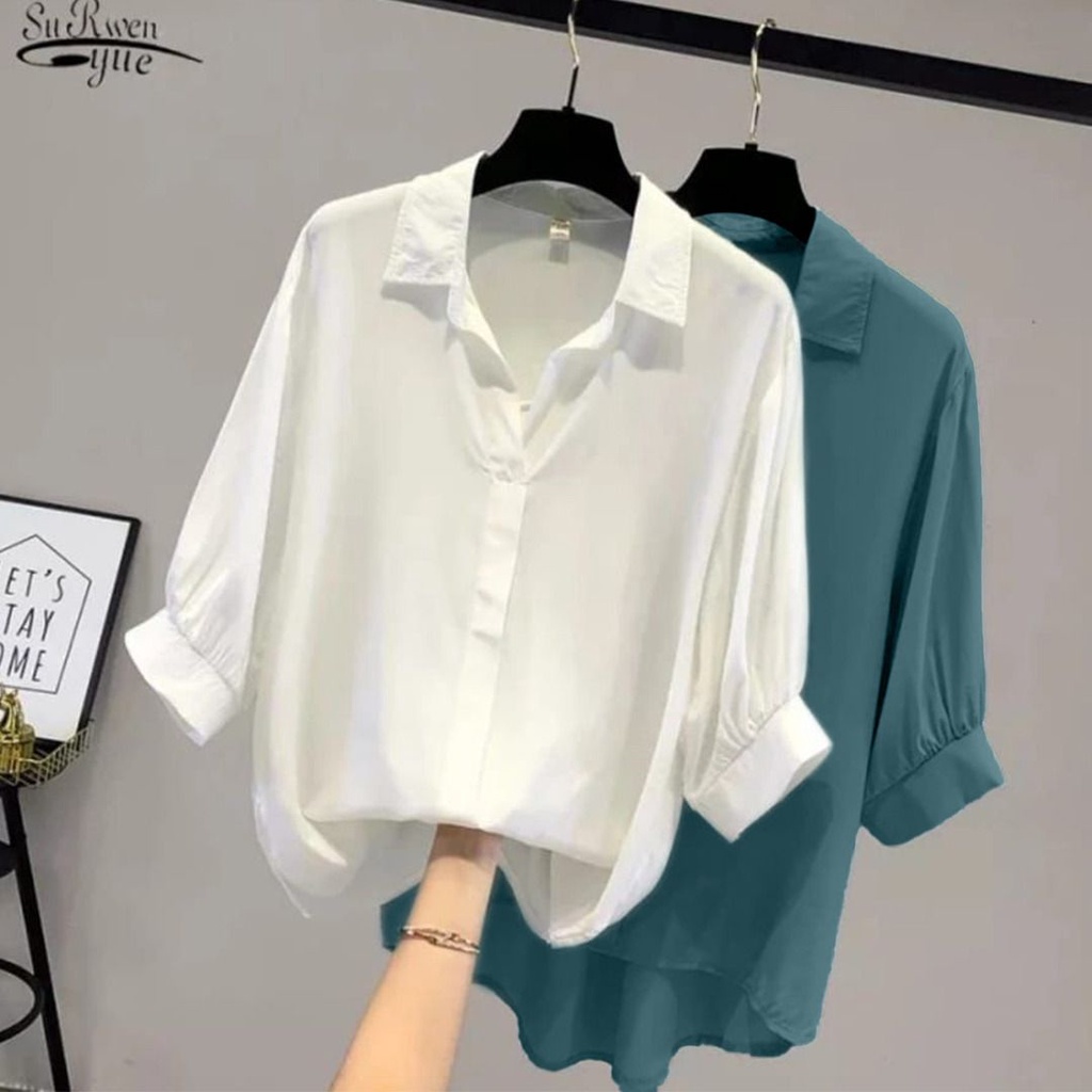 ATASAN WANITA / ZIVA TOP BLOUSE / ATASAN POLOS KOREA