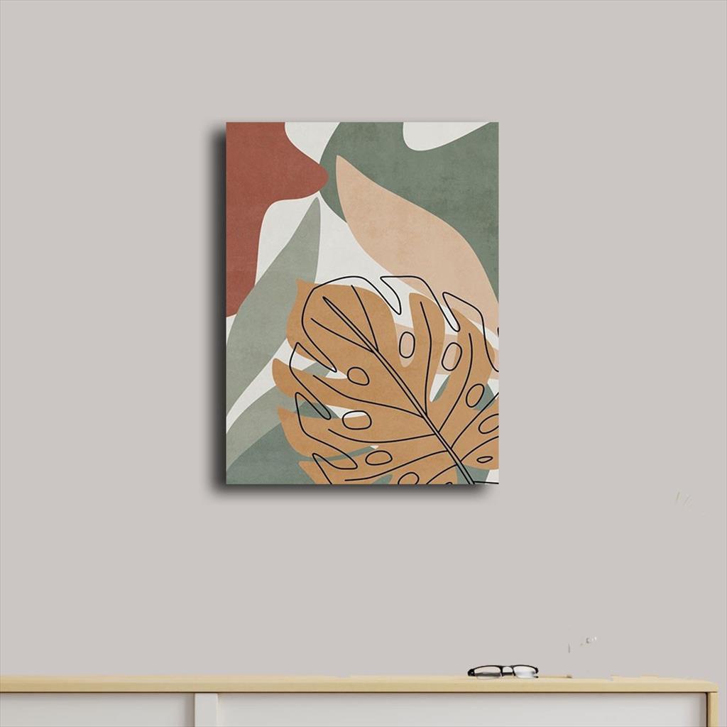 OTS MONSTERA - Walldekor Hiasan Dinding kamar minimalis dekorasi pajangan poster kayu Daun Dekorasi Bunga Monstera