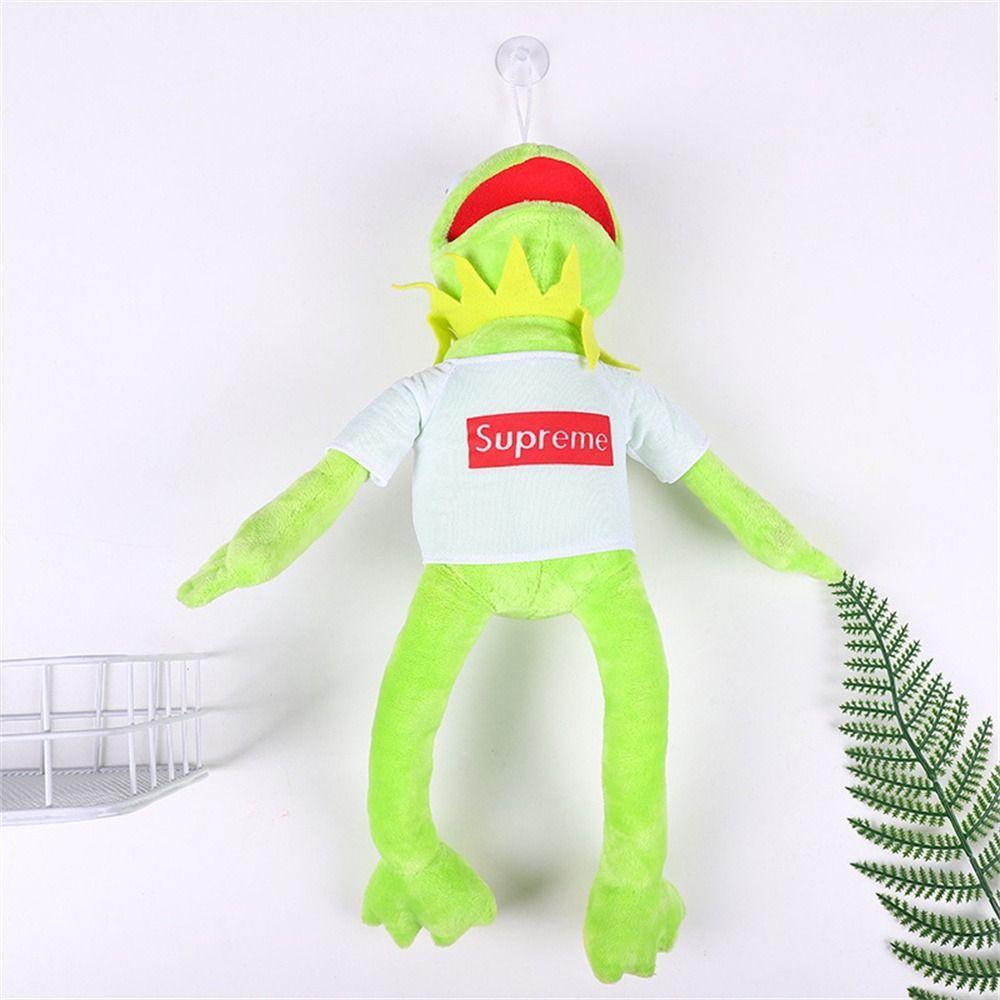 Quinton Plush Kermit Kodok Hadiah Natal Anak Hadiah Muppet Show 38 cm Boneka Binatang Boneka Kodok Plush Doll