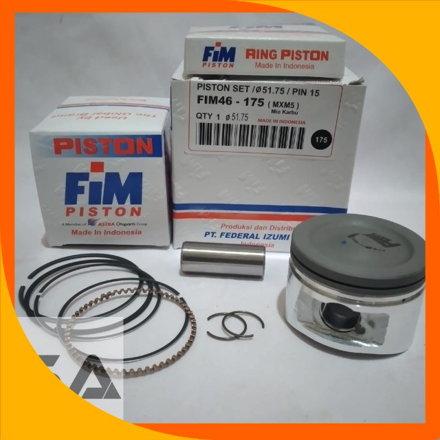 SEHER KIT PISTON KIT FIM 46 MIO OLD, MIO SPORTY, MIO SOUL, NOUVO