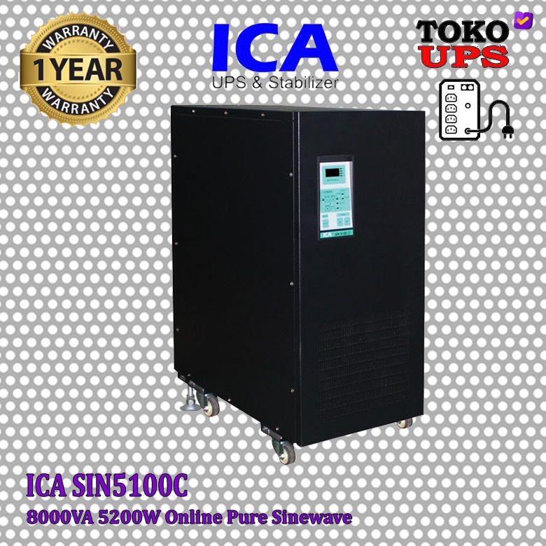UPS ICA SIN5100C 8000VA 5200W Online Pure Sinewave