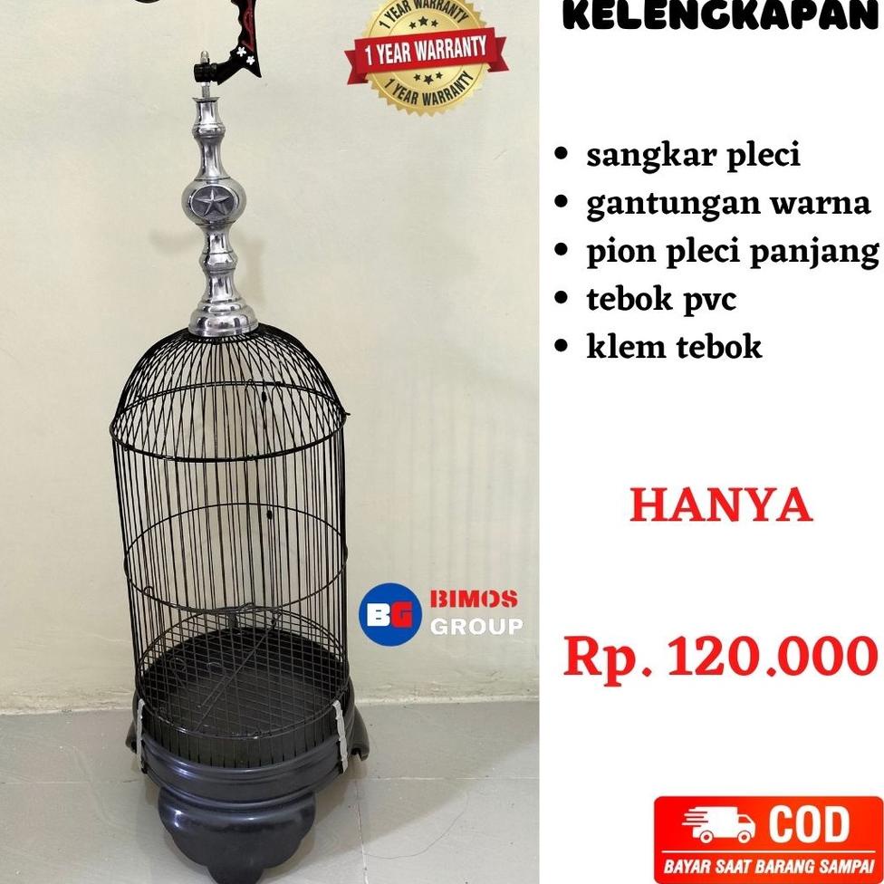 (Product)[T26C]-㊛) SANGKAR PLECI HELOPET KAPSUL RAM PLECI KANDANG PLECI FULLSET KURUNGAN PLECI KOLIB