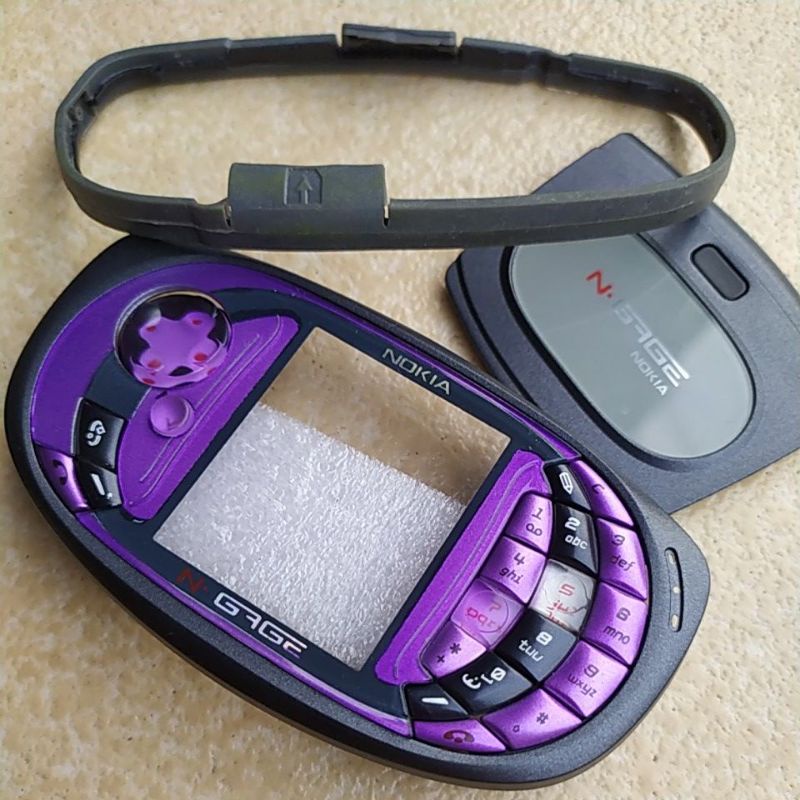 Case Casing nokia n gage qd dan karet samping