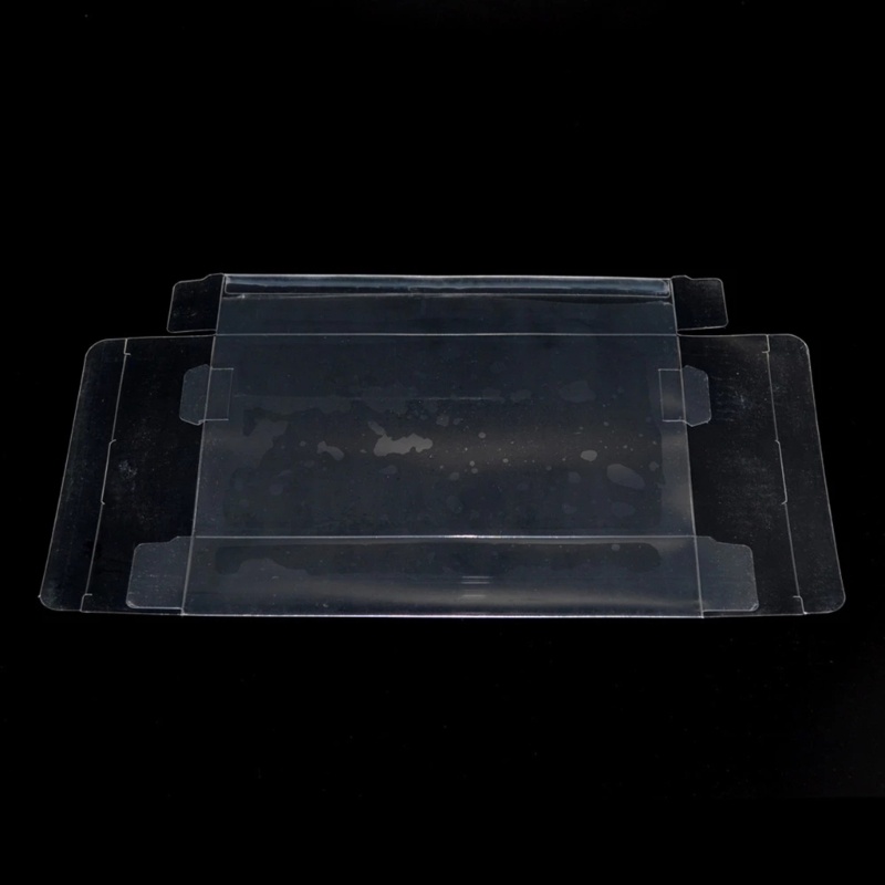 Zzz 2Pcs/Set Cart Clear CIB Case Sleeve Box Untuk SNES/N64 CIB Pelindung Game