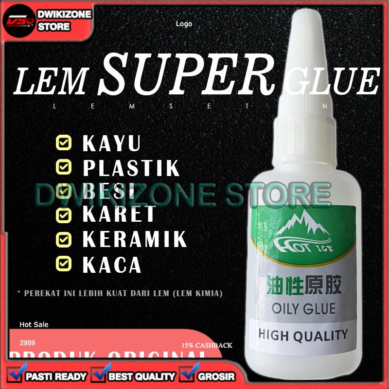 [100% ORIGINAL] LEM SUPER GLUE SERBAGUNA CAIRAN SUPER PEREKAT KUAT LEM KOREA G LEM SEPATU LEM SETAN SERBAGUNA