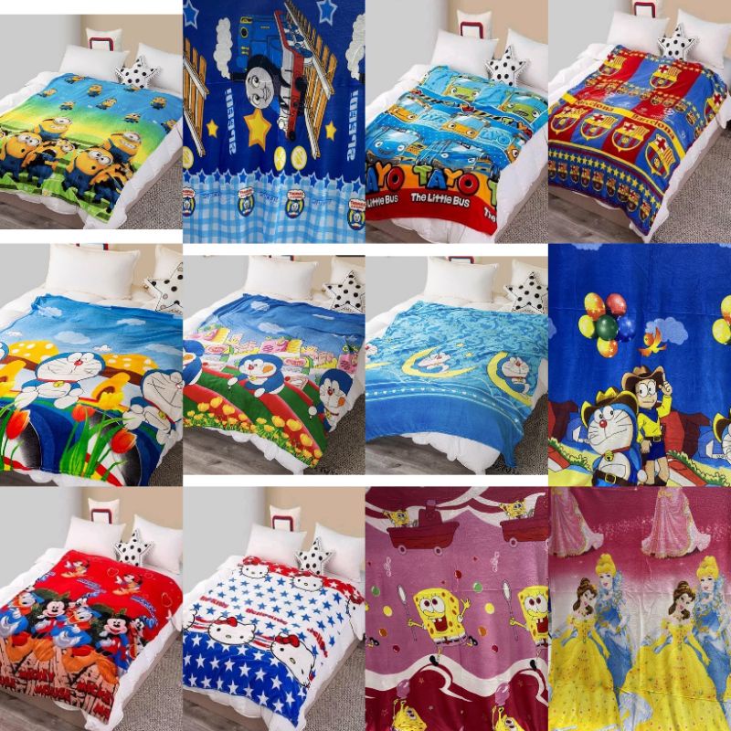 LIVE SELIMUT KARAKTER DAPAT 2PCS