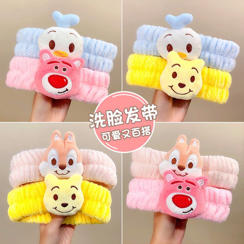 BANDANA LOTSO DONALD DUCK WINNIE THE POOH CHIPMUNK DALE BANDO HEADBAND IMPOR LUCU AKSESORIS RAMBUT