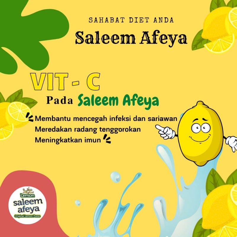 

RB22 LEMON SALEEM AFEYA ORIGINAL 250ML/ SARI LEMON MURNI/ UNTUK DIET