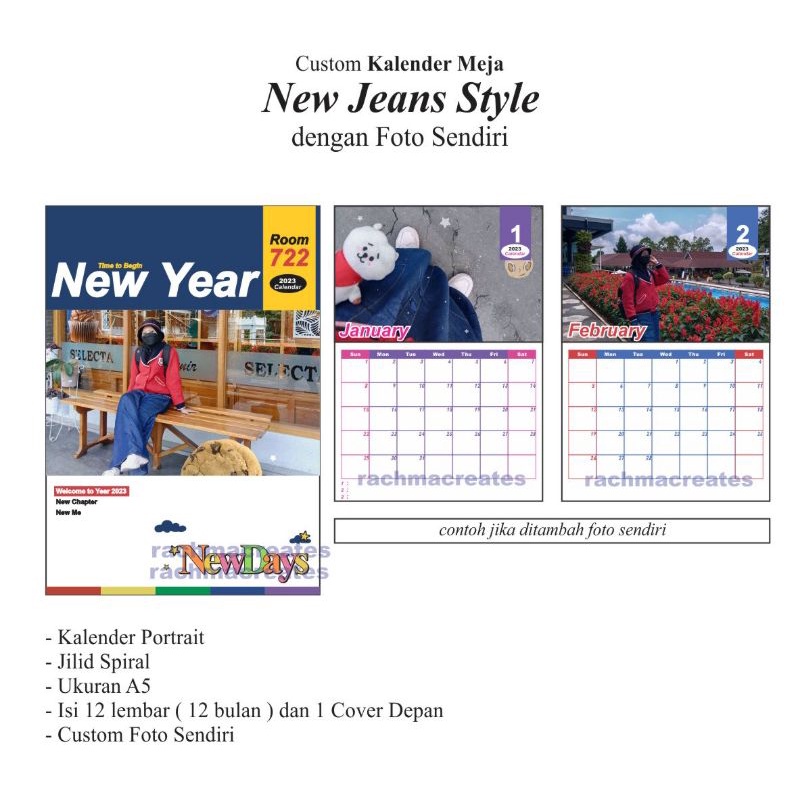 

Custom Desk Calendar NJ insp 23 SG