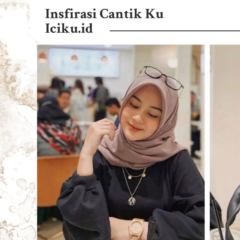 Kalung Rantai Wanita 2 Layer Korean Style Aksesoris Perhiasan Cewe