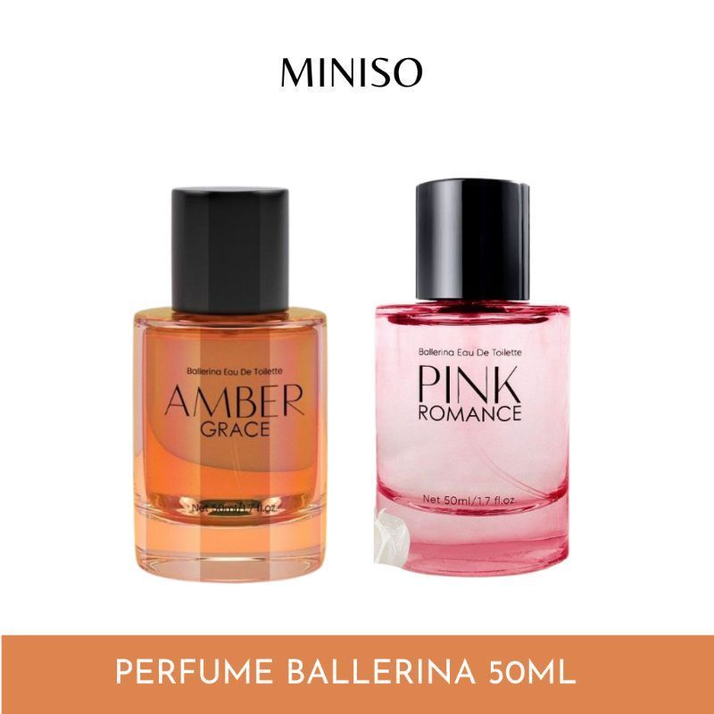 Miniso Parfum Wanita Ballerina Amber Grace Pink Romance 50ml