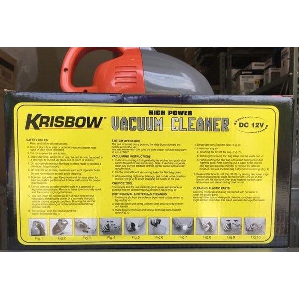Vacum Cleaner Krisbow Ori - Vacuum Cleaner Mobil - Vakum Cleaner Krisbow 12V