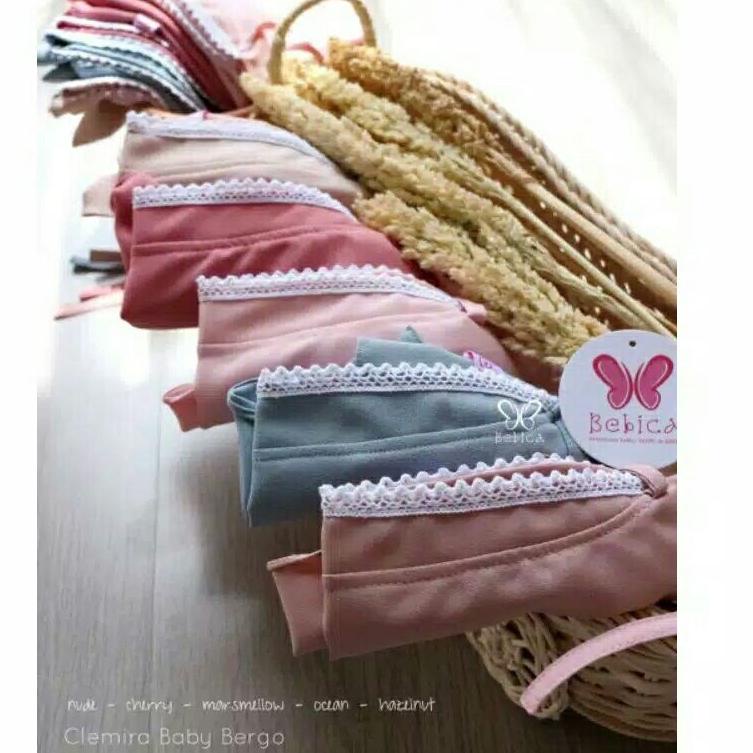 ㊦ Bergo Bayi Renda kepala Anak Maryam Jilbab Kerudung/anak kids renda kepala 0-1 th ⇞