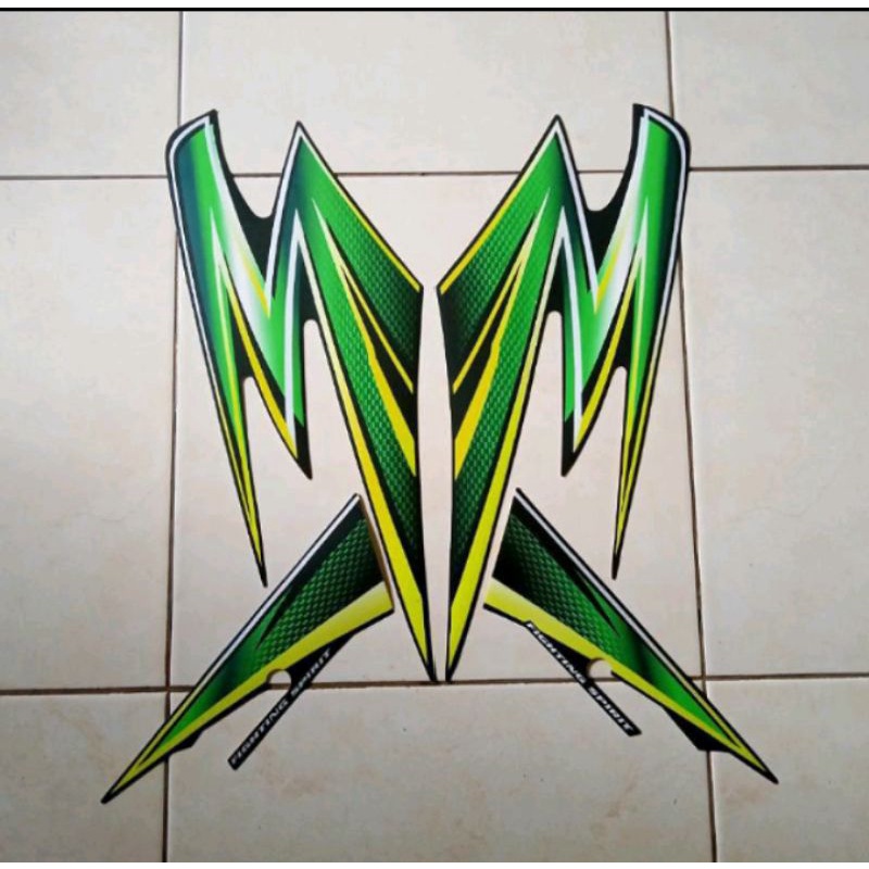 STIKER STRIPING RX KING 2003 HIJAU