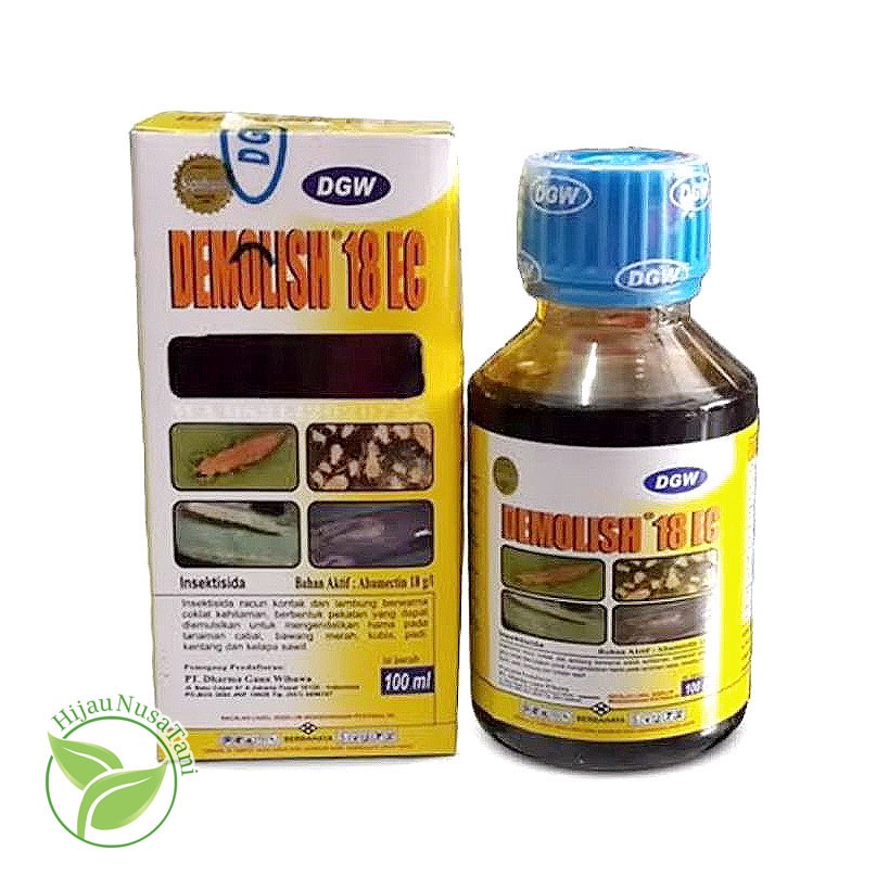 Insektisida DEMOLISH 18 EC 100ml 50ml - Pestisida pembasmi hama keriting kutu kebul kupu putih thrip