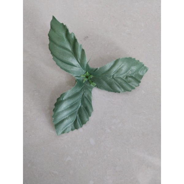 BUNGA'S-1 Lusin daun mawar artificial