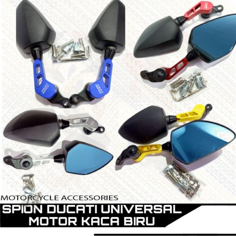 Spion Ducati Universal Nmax Aerox Xmax Vixion Vario Mio Beat PCX Honda Yamaha