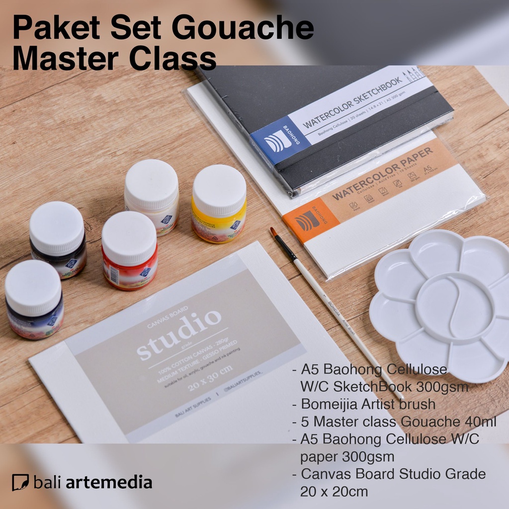 Paket Set Nevskaya Gouache Master Class