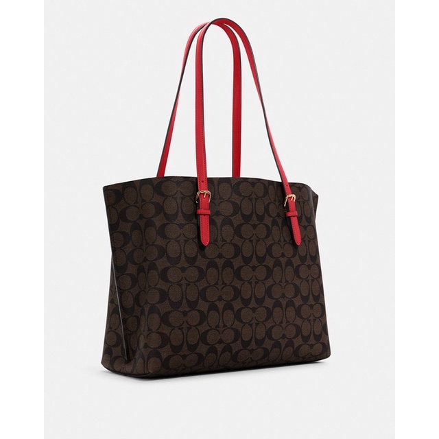 Coach Tote in Signature Canvas Mollie Brown(C1665)