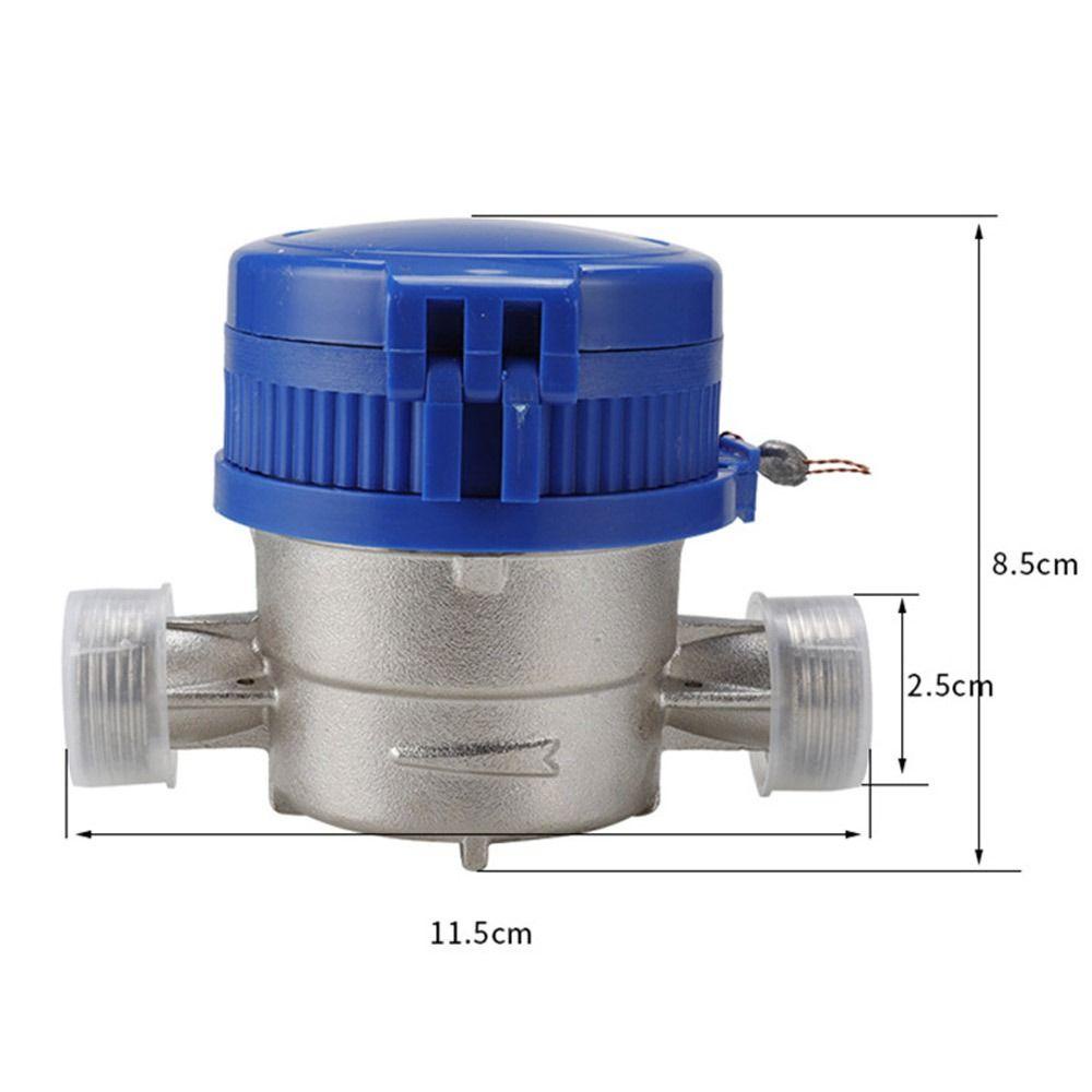 Solighter Water Meter Cerdas Rotasi Taman Counter Flow Meter