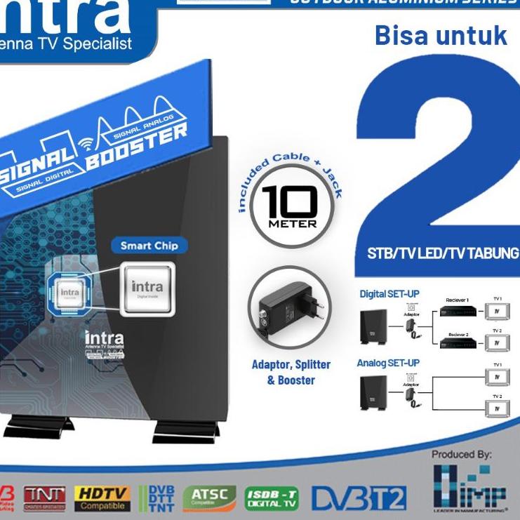 Paling Unik Antena TV Digital Luby / Intra INT 119 / Receiver Tv Led Tv Tabung / Indoor Outdoor
