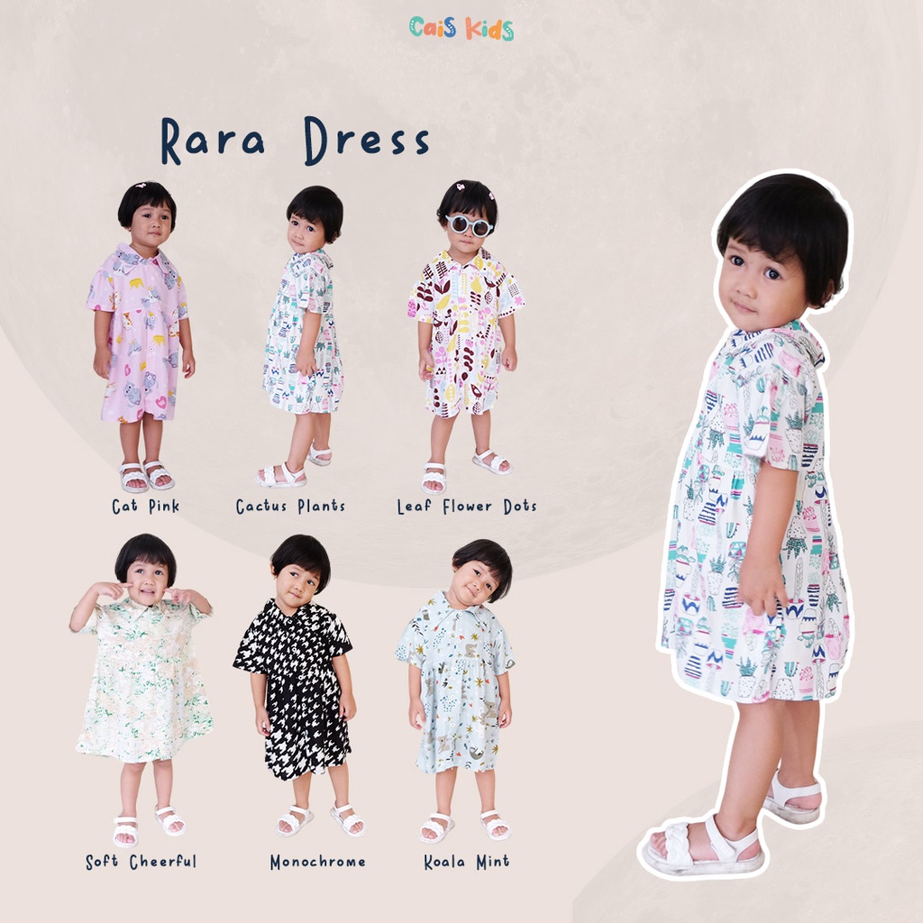 daster rayon rara anak perempuan baju harian kaos fullprint model rok 1 2 3 4 5 6 tahun