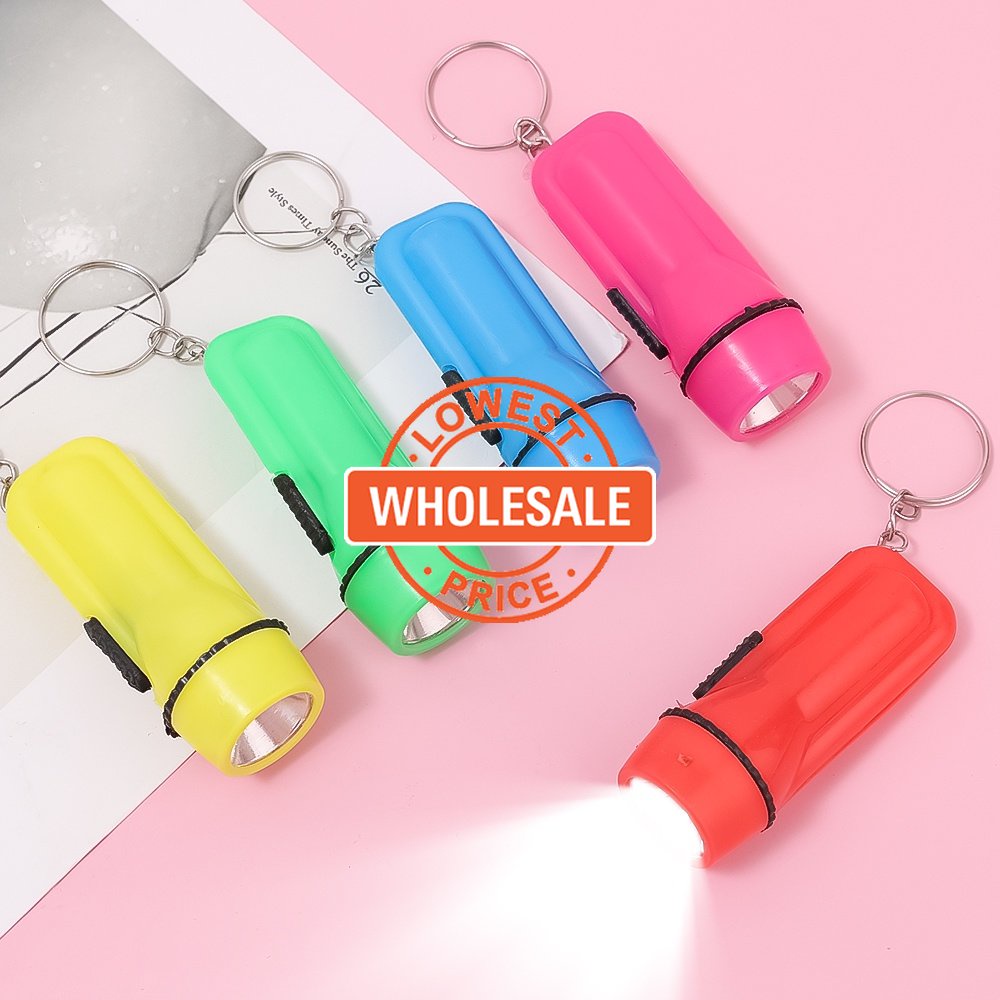 [Harga Grosir] [Warna Random] Senter Portable Travel Untuk Camping Senter Praktis Mini Dengan Gantungan Kunci Pocket Light Torch for Emergency Handheld Senter Mini LED