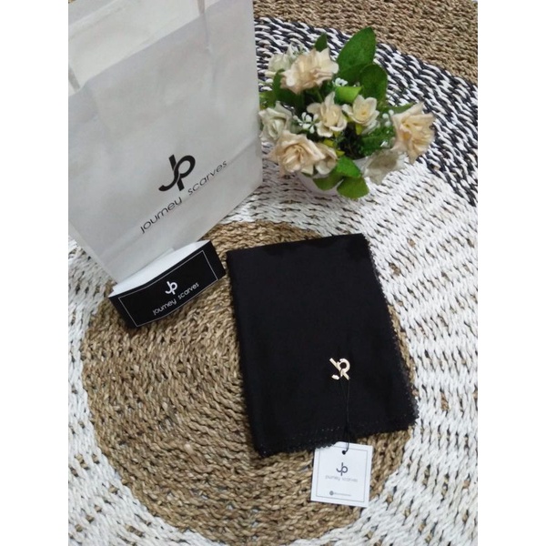 kerudung journey original polos voal Katun