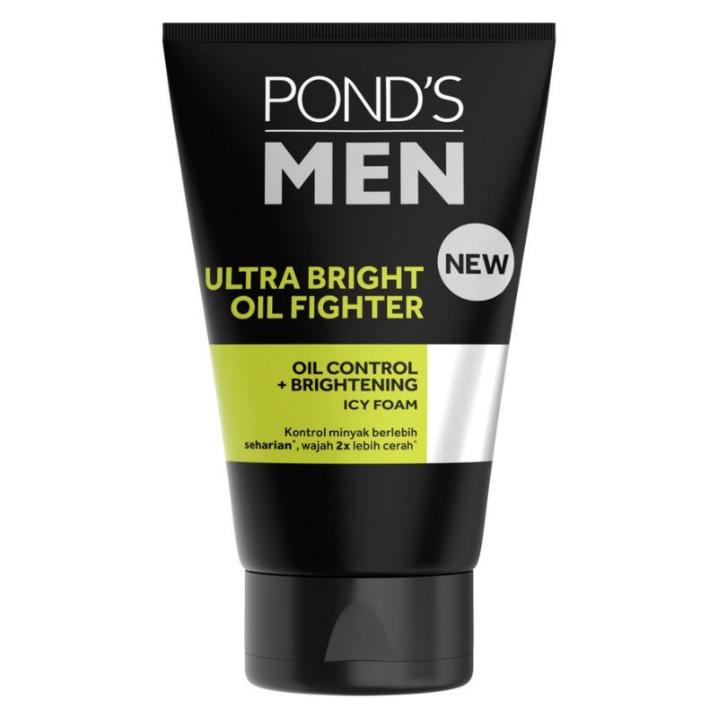 Pond's Ultra Bright Oil Fighter Facial Foam~Ponds Men Sabun Original