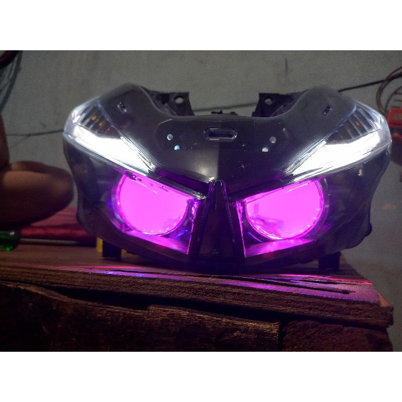 projie led ala2 biled  proji honda vario led old 125/150 satu set  paket lengkap
