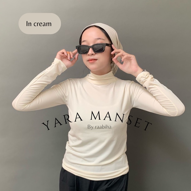 RAABIHA | Yara Manset Wanita | Manset Spandek Premium | Manset Daleman Wanita