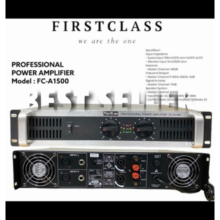 Power Firstclass FC A 1500 Original Amplifier FC A1500