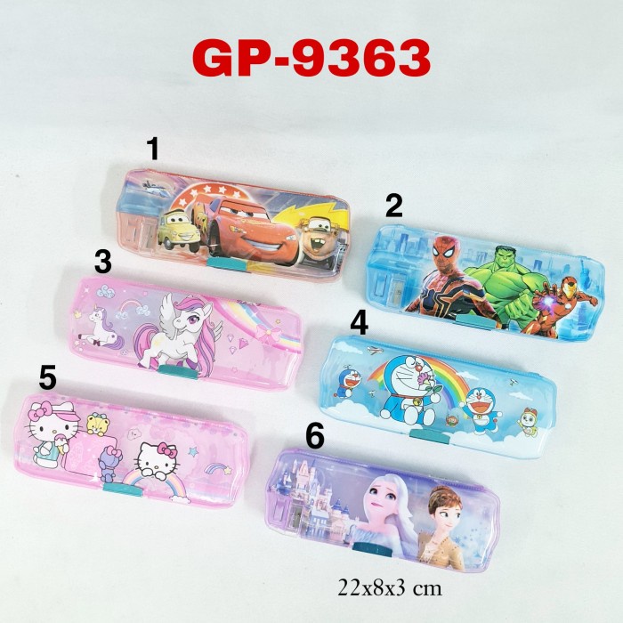 

PRO Kotak Pensil Magnet 8x22 Bentuk Transparan Tipe A / Tempat Pensil - GP 9363, Bebas