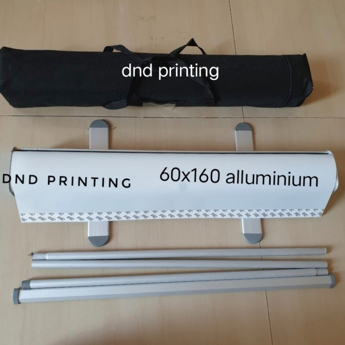 

ROLLUP ALLUMINIUM STIKER 3M RANGKA 60X160 KUAT