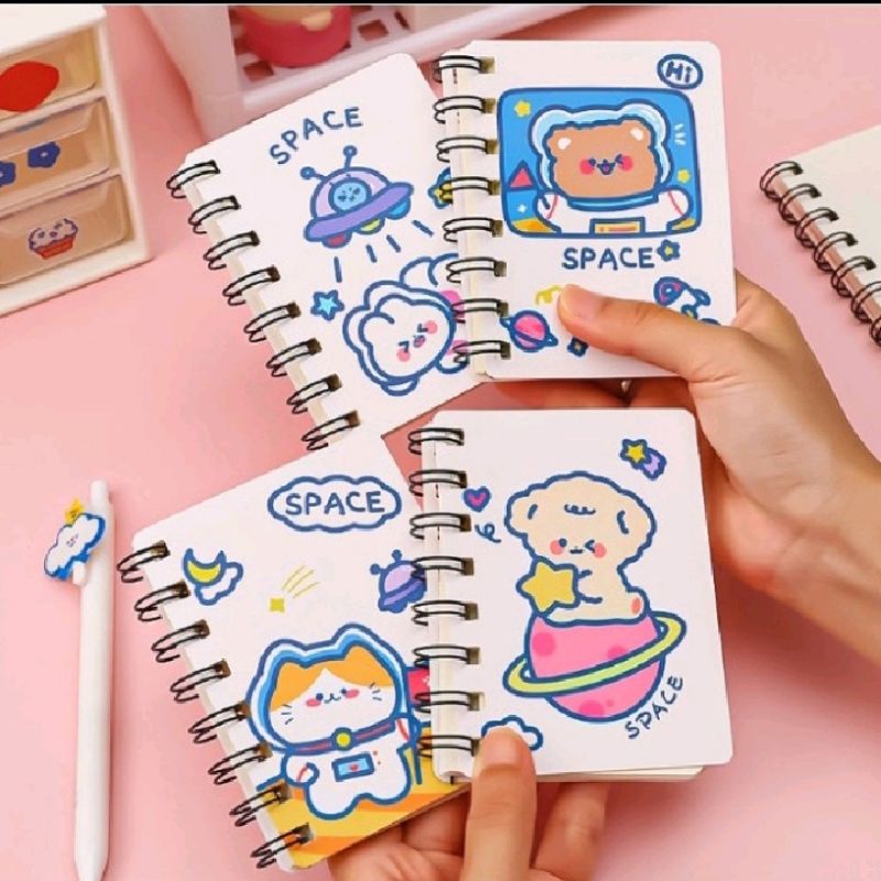 

[Peekastuff] RING NOTEBOOK VARIASI MOTIF KARTUN
