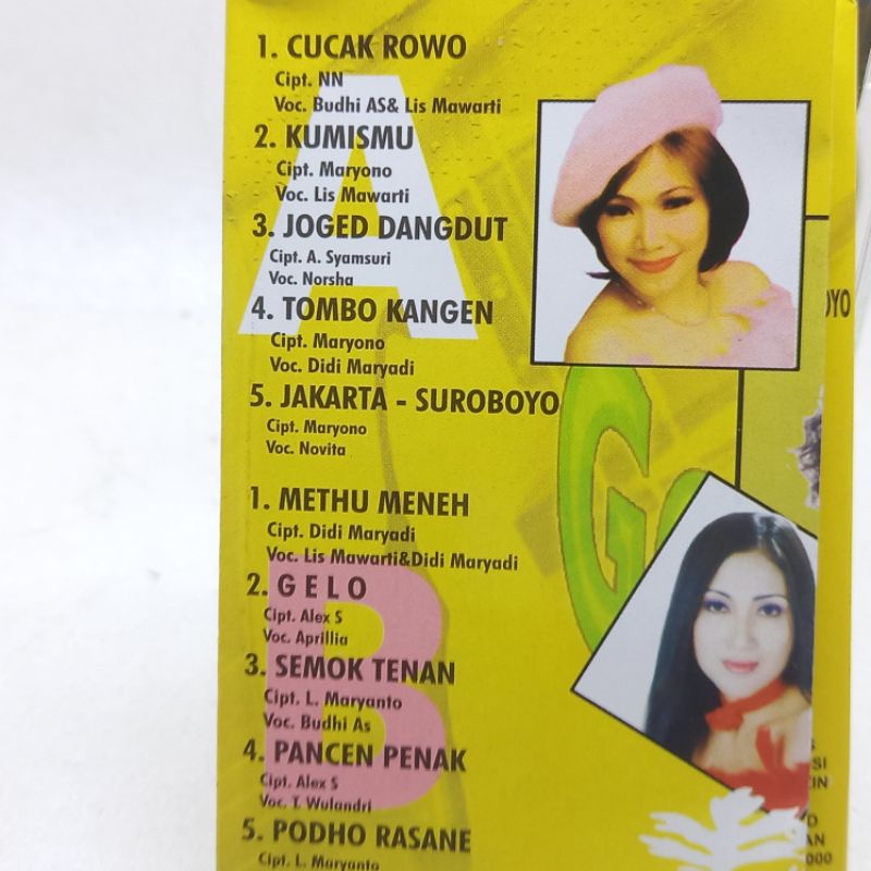 Kaset pita Keroncong dangdut jawa Kompilasi indonesia mixtapes