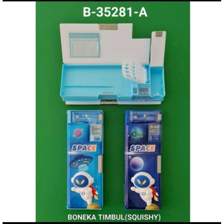 

Kotak Pencil Xiao Ling Jing/Kotak Pencil Timbul/Kotak Pensil Karakter/Kotak Pencil Magnet/Boneka