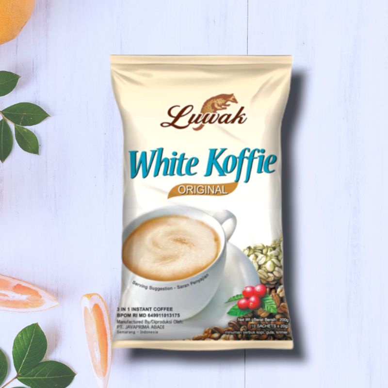 Luwak white coffe kopi instant 10 Sachet