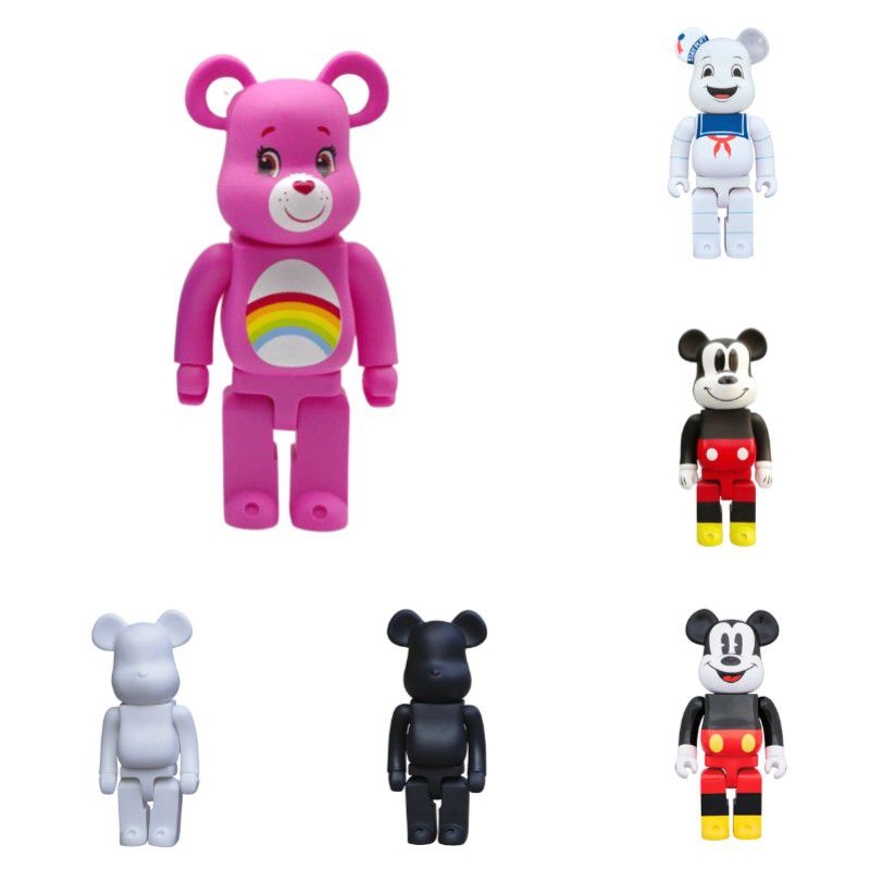 Figure Mickey Bear Daredevils Trendy Block400% Bangunan Bearbrick Action