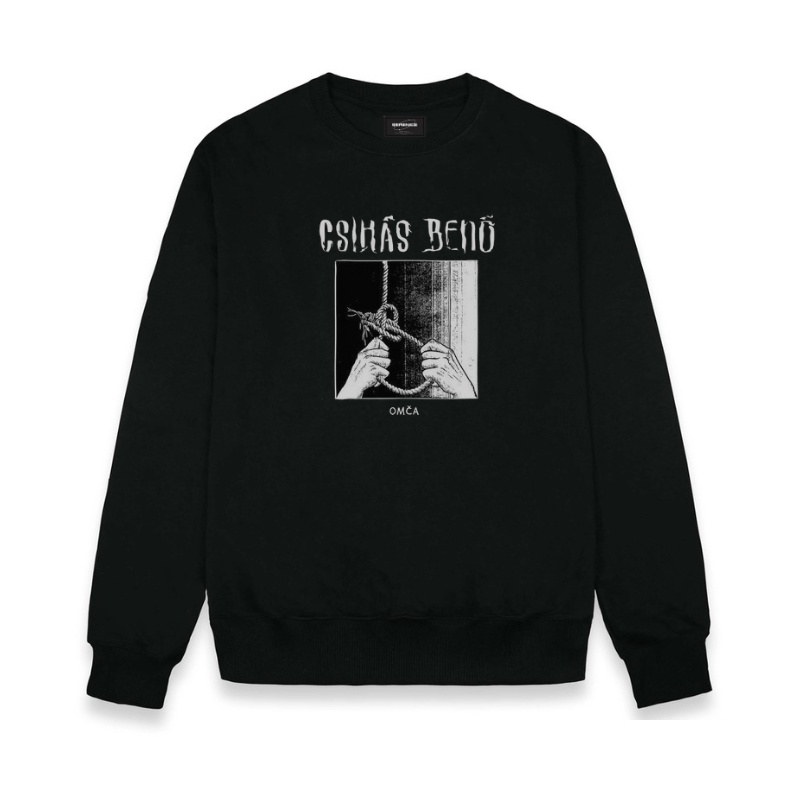 Crewneck Sweatshirt Font Metal // Jaket Sweater Metal Premium // Sweater Pria