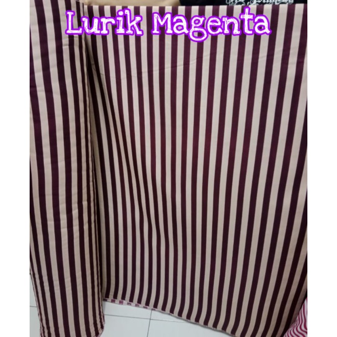 [SALUR, POLKA 1 METER] Salur Hitam Putih Kain sprei katun disperse polimikro great A meteran salur dan polkadot